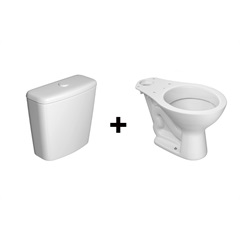 Kit Vaso Sanitário + Caixa Acoplada Izy Branco  - Kit