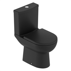 Kit Vaso Sanitário com Caixa Acoplada 3/6 Litros E Assento Smart Matte Black - Celite 