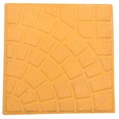 Ladrilho Hidráulico Firenze Amarelo com 5 Peças 30,7x30,7cm - Cimartex