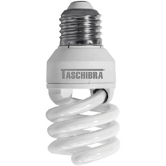 Lâmpada Fluorescente Espiral Tkfs 15 15w 110v 6400k Luz Branca - Taschibra  
