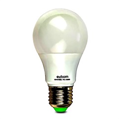 Lâmpada Led Bulbo E27 7w Bivolt 6500k Branca - Exbom