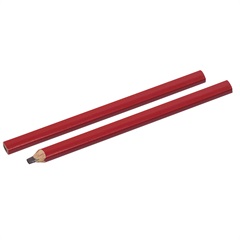 Lápis de Carpinteiro com 2 Peças Vermelho