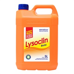 Limpador Bactericida Lysoclin Bruto 5 Litros - Nobel