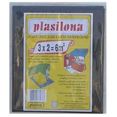 Lona Plástica Plasilona 3x2m Preta - Plasitap                      