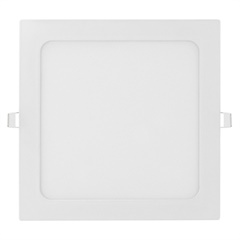 Luminaria de Embutir 225x225 20w 1220lm  Luz Amarela  Borda Branca 3000k - Saveenergy