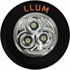 Luminária de Embutir Multifuncional de Led sem Fio 3 Lâmpadas Easy Preta - Bronzearte 