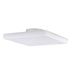 Luminária Led de Sobrepor Quadrada Frameless 24w Bivolt 17x17cm 4000k Luz Branca - Bronzearte 