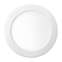 Luminária Painel de Led de Embutir Redonda Downlight 18w Bivolt Branca 6500K