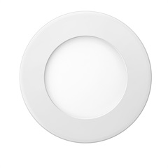 Luminária Painel de Led de Embutir Redonda Downlight 6w Bivolt Branca 6500k - Elgin