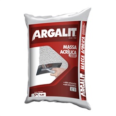 Massa Acrílica Argalit Branca 5Kg