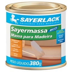 Massa para Madeira Sayermassa Branca 380g - Sayerlack