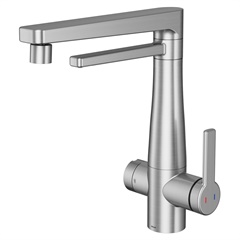 Misturador Monocomando para Cozinha de Mesa com Purificador de Água Nova Vitalis Inox Escovado - Docol