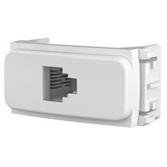 Módulo de Tomada Rj11 4 Fios Compose Branco - WEG