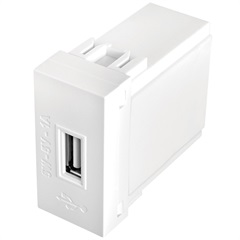 Módulo para Tomada Usb Habitat 1a 5v 5w Branco - Fame