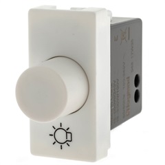 Módulo Variador Rotativo para Lâmpada Incandescente 300/600W Bivolt PlusMais Branco