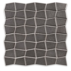 Mosaico Esmaltado Bold Ritmos Metal Gray 30,5x30,5cm com 1 Peça - Portinari 