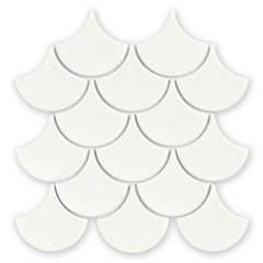 Mosaico Ritmos Wh Branco 25,9x27,3cm com 1 Peça - Portinari 