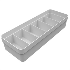 Organizador em Polipropileno Logic Colméia 55x41cm Branco