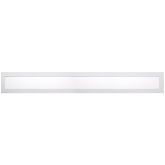 Painel Led de Embutir Retangular Backlight Fit 45w Bivolt 4000k 124,5x15,5cm Branco - Bronzearte 