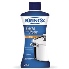 Pasta para Polir Aço Inox Arienzo 200ml - Brinox