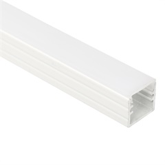 Perfil de Sobrepor Fita Led em Alumínio Way 29c 3 Metros Branco - LLUM Bronzearte