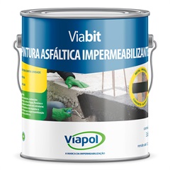 Pintura Asfáltica Impermeabilizante Viabit Preto 3.6 Litros