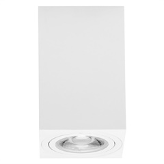 Plafon Tower Quadrado Face Plana 12w Bivolt Branco  - Saveenergy