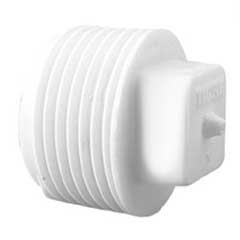 Plug com Rosca 1" Branco - Tigre     