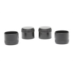 Ponteira para Mesa e Cadeira 5/8'' Preta com 4 Peças