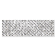 Porcelanato Acetinado Borda Reta Grid Concha Soft Gray 32x100cm - Ceusa     