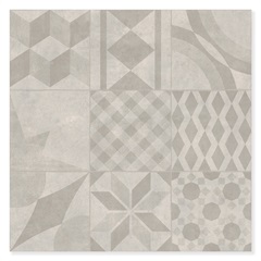 Porcelanato Acetinado Borda Reta Lisboa Gray Mix 58,4x58,4cm