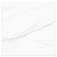 Porcelanato Acetinado Retificado Carrara Cetim Branco 120x120cm