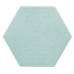 Porcelanato Esmaltado Matte Borda Bold Love Hexa Blue 17,4x17,4cm Caixa com 10 Unidades - Portinari 