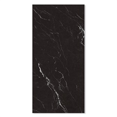 Porcelanato Micro Cristal Retificado Nero Marquina 120x250cm Preto