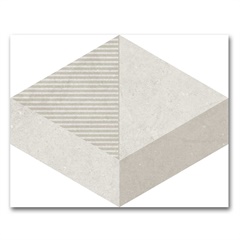 Porcelanato Natural Borda Bold Ritual Hexa Decor Sgr Cinza 30x38cm  - Portinari 