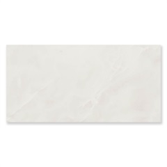 Porcelanato Polido Borda Reta Onice Branco 58,4x117cm - Portinari 