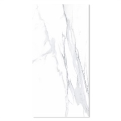 Porcelanato Polido Retificado Calacata Light 60x120cm Branco - Roca