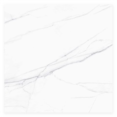 Porcelanato Polido Retificado Carrara 120x120cm Branco - Incesa