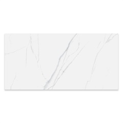 Porcelanato Polido Retificado Carrara 52x105cm Branco - Incesa