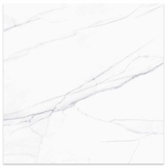 Porcelanato Polido Retificado Carrara 82x82cm Branco - Incesa