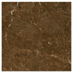 Porcelanato Polido Retificado Marmo Imperatore Marrom 82x82cm