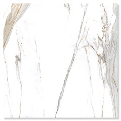 Porcelanato Retificado Acetinado Calacata Oro Satin Branco 120x120cm - Biancogres
