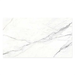 Porcelanato Retificado Acetinado Castellamare Branco 63x108cm