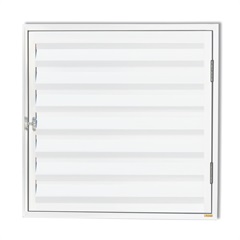 Porta Abrigo com Ventilação Plus 60x80cm Branco - Brimak