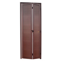 Porta Camarão Esquerda L25 com Lambri em Alumínio 210x60cm Corten - Brimak