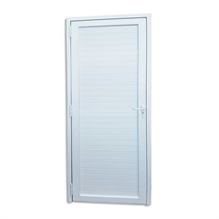 Porta de Giro Direita Itec com Palheta em Pvc 216x80cm Branca - Brimak