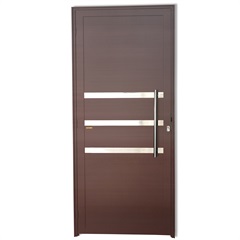 Porta Direita com Friso E Puxador em Alumínio Super 25 210x80cm Cortem - Brimak