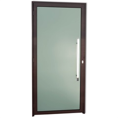 Porta Direita com Puxador em Alumínio Super 25 Murano 210x90cm Cortem - Brimak