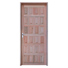 Porta Externa Direita Eucalipto Maciça 210x80cm Eucalipto - Grantok