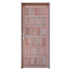 Porta Externa Direita Eucalipto Maciça 210x90cm Eucalipto - Grantok